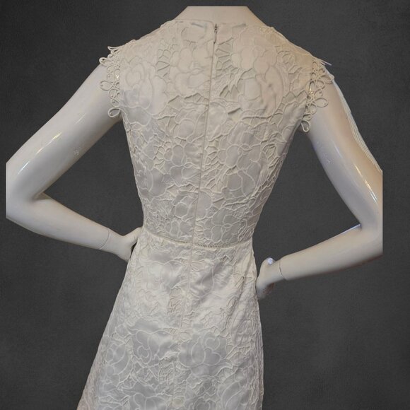 ANTONIO MELANI Lace Dress sz 8 Easter Spring Wedding Shower - Picture 3 of 9